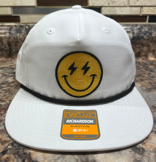 Smiley bolt eyes hat
